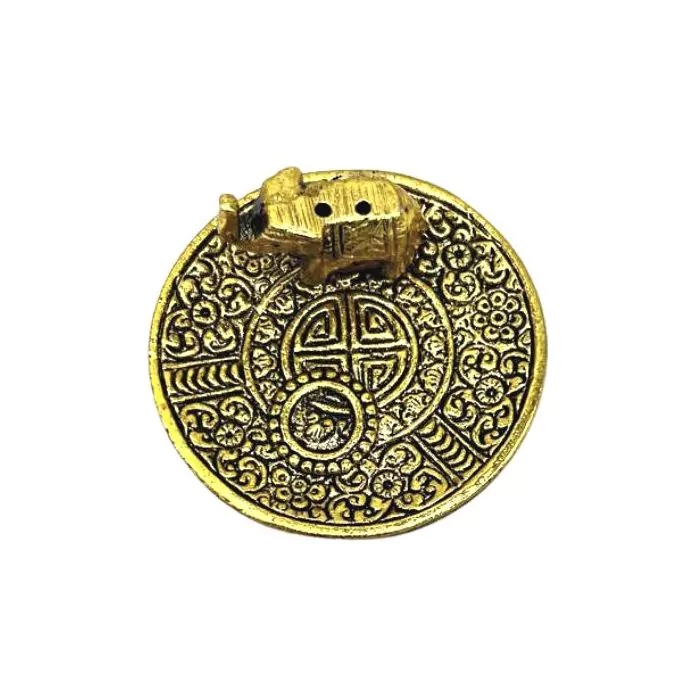 Golden Elephant Incense Holder - Afbeelding 2