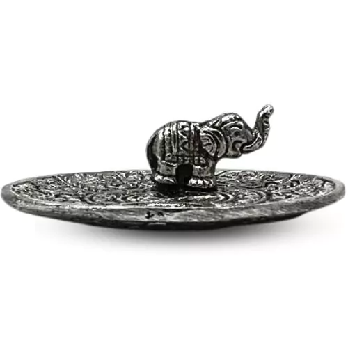 Aluminum Elephant Incense Holder