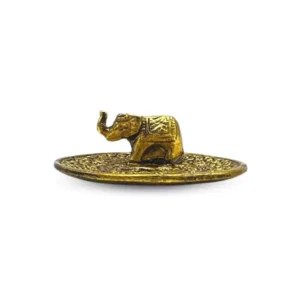 Golden Elephant Incense Holder
